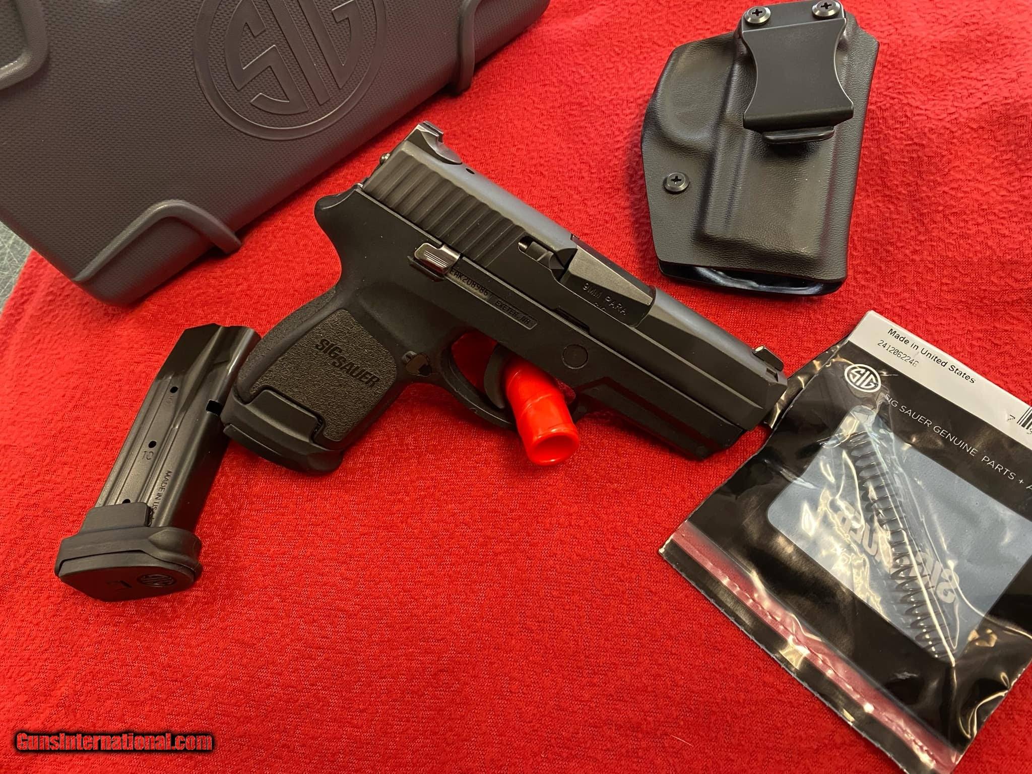 SIG SAUER P250 P 250 COMPACT 9MM HOLSTER INCLUDED 9MM LUGER (9x19 PARA ...