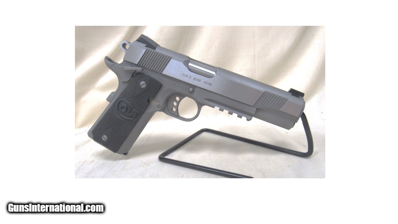 COLT 1911 Government Model Rail Gun .45 ACP for sale