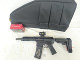 DPMS AR-15 Pistol 7.5in Barrel w/SB Brace, Red Dot, Range Bag 5.56X45MM NATO