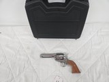RUGER Vaquero Stainless w/Hard Case, Wood Grips .44 Magnum - 1 of 3