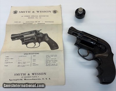 SMITH & WESSON MODEL 36 .38 SPL