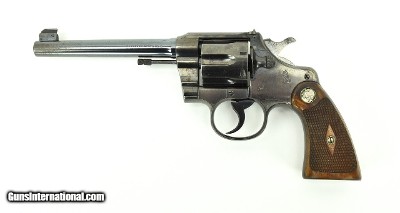 COLT OFFICERS MODEL .38 SPL