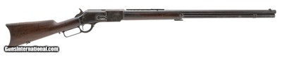 WINCHESTER 1876 RIFLE WITH 7-LEAF SIGHT .45-75 WIN