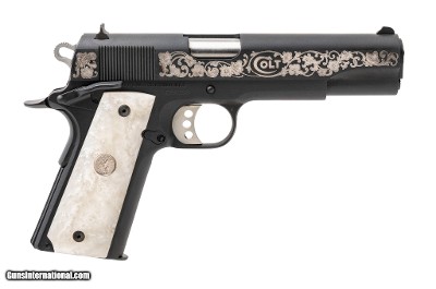 COLT GOVERNMENT SILVER STALLION CUSTOM 1911 .38 SUPER