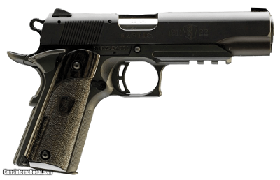 BROWNING 1911-22 BLACK LABEL WITH RAIL .22 LR