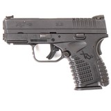 SPRINGFIELD ARMORY XDS-9 3.3 9MM LUGER (9x19 PARA)