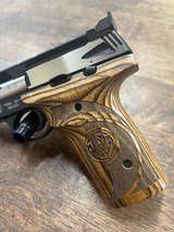 SMITH & WESSON 22A-1, 2-TONE & WOOD GRIPS .22 LR - 3 of 3