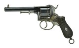 FRENCH MILITARY FRENCH PINFIRE REVOLVER UNKNOWN - 1 of 3