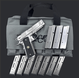 WILSON COMBAT Protector II, Professional, Stainless Steel Upgrade, Wide Ambidextrous Safety, Omit Slide Markings, Semi Extended Slide Release, Tritium