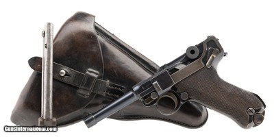 DWM MILITARY & POLICE, NO DATE, POLICE P.08 RIG 9MM LUGER (9x19 PARA)