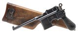 MAUSER C96 BROOMHANDLE LARGE RING W/SHOULDER STOCK 7.63X25MM MAUSER - 1 of 3