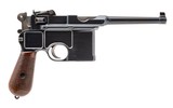 MAUSER EXCELLENT WESTLEY RICHARDS MARKED BROOMHANDLE CONEHAMMER 7.63X25MM MAUSER - 2 of 3