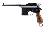 MAUSER BEAUTIFUL 1930 COMMERCIAL BROOMHANDLE C96 7.63X25MM MAUSER - 2 of 3