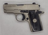 SIG SAUER P238 HD NICKEL .380 ACP - 1 of 3
