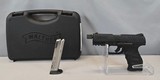 WALTHER PPQ M2 22 w/ thread adapter, mag, box .22 LR - 1 of 3