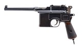 MAUSER WWI ERA BROOMHANDLE C96 BOLO W/LONG BARREL 7.63X25MM MAUSER - 2 of 3