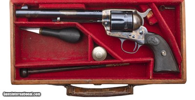 COLT BEAUTIFUL CASED SINGLE ACTION ARMY .38 LC