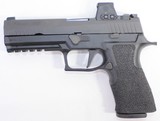 SIG SAUER SIG SAUER P320 X-FULL ROMEO-X OPTIC 9MM NIGHT SIGHT, STIPPLED, BOX, 3-MAGS 9MM LUGER (9x19 PARA)