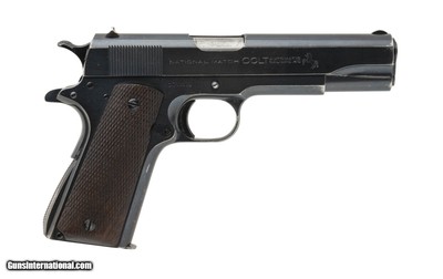 COLT GOVERNMENT MODEL NATIONAL MATCH .45 ACP