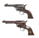 COLT PAIR OF COLT SINGLE ACTION ARMIES CUSTER RANGE AINSWORTH INSPECTED .45 LC - 1 of 3
