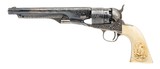 COLT BEAUTIFULLY ENGRAVED NEW YORK 1860 ARMY .44 COLT