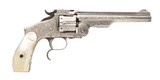 SMITH & WESSON BEAUTIFUL NEW YORK ENGRAVED 3RD MODEL RUSSIAN .44 RUSSIAN - 2 of 3