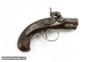 HENRY A.J. PLATE MARKED HENRY DERINGER PEANUT SIZE POSTOL UNKNOWN