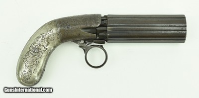 BLUNT & SYMS UNMARKED BLUNT AND SYMMS PEPPERBOX REVOLVER .31 CAL