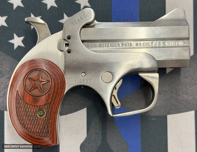 BOND ARMS TEXAS DEFENDER
.45 LC/.410 GA