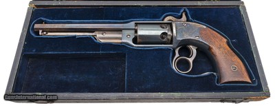 SAVAGE ARMS VERY FINE CASED SAVAGE REVOLVING FIREARMS COMPANY NAVY MODEL .36 CAL