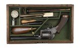 ADAMS ARMS FACTORY CASED AND ENGRAVED ADAMS REVOLVER UNKNOWN
