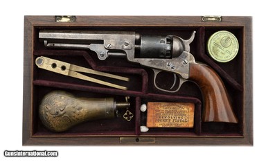 COLT CASED 1849 POCKET REVOLVER UNKNOWN