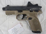 FN FN 502 FDE, Threaded Barrel, Green Dot, 2 Mags, Original Hard case .22 LR - 3 of 3