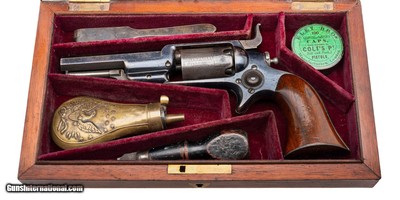 COLT CASED COLT #2 1855 ROOT REVOLVER UNKNOWN