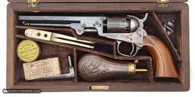 COLT CASED COLT 1849 POCKET REVOLVER UNKNOWN