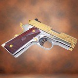 SPRINGFIELD ARMORY - Customized 1911 Ronin, 9mm, 24K Gold, French Scroll Design 9MM LUGER (9x19 PARA) - 3 of 3