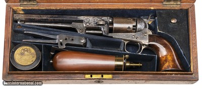 COLT BEAUTIFUL FACTORY ENGRAVED COLT 1851 NAVY REVOLVER UNKNOWN