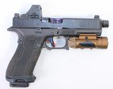 GLOCK UPGRADED GLOCK 17 GEN 5 MOS HOLOSUN 508T-GR, OLIGHT, TIMNEY TRIGGER, AMERIGLO NIGHT SIGHTS, HOLSTER. ZAFFIRI THREADED BARREL 9MM LUGER (9x19 PAR - 2 of 3