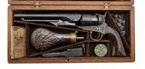 COLT CASED FACTORY ENGRAVED COLT 1860 ARMY .44 COLT - 1 of 3