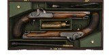 WESTLEY RICHARDS & CO. LTD. BEAUTIFUL CASED PAIR OF WESTLEY RICHARDS .50 CALIBER