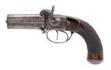 LANG RARE FOUR BARREL BOX LOCK PISTOL BY J. LANG .45 CAL BP - 2 of 3