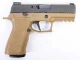 SIG SAUER SIG SAUER P320 X-CARRY 9MM SLIDE CUT FDE NIGHT SIGHTS FLAT TRIGGER BOX 2-MAGS 9MM LUGER (9x19 PARA) - 2 of 3