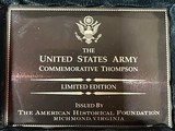 AUTO-ORDNANCE IWO JIMA COMMEMORATIVE M1 THOMPSON .45 ACP - 1 of 2