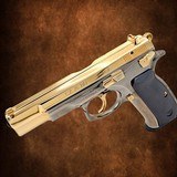 CZ Customized CZ 75BD, 4.60 inch, 9mm, 24K Gold & Black Chrome 9MM LUGER (9x19 PARA) - 3 of 3