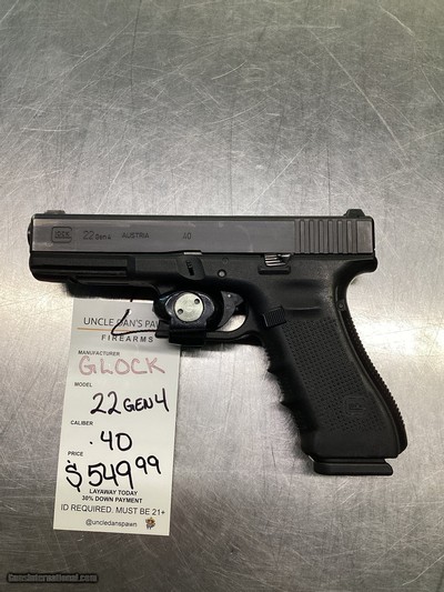 GLOCK 22 .40 CALIBER