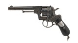 FRENCH MILITARY FRENCH TRANTER STYLE REVOLVER MARKED ST REMY 44 CAL