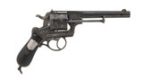 FRENCH MILITARY FRENCH TRANTER STYLE REVOLVER MARKED ST REMY 44 CAL - 2 of 3