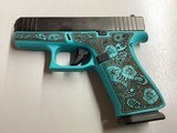 GLOCK 43X Tiffany Blue Paisley 9MM LUGER (9x19 PARA) - 2 of 3