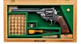 WEBLEY & SCOTT BEAUTIFUL CASED WEBLEY "WS" TARGET .455 WEBLEY (ELEY)