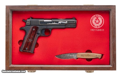 COLT USS BATTLESHIP TEXAS COMMEMORATIVE COLT 1911 .45 ACP